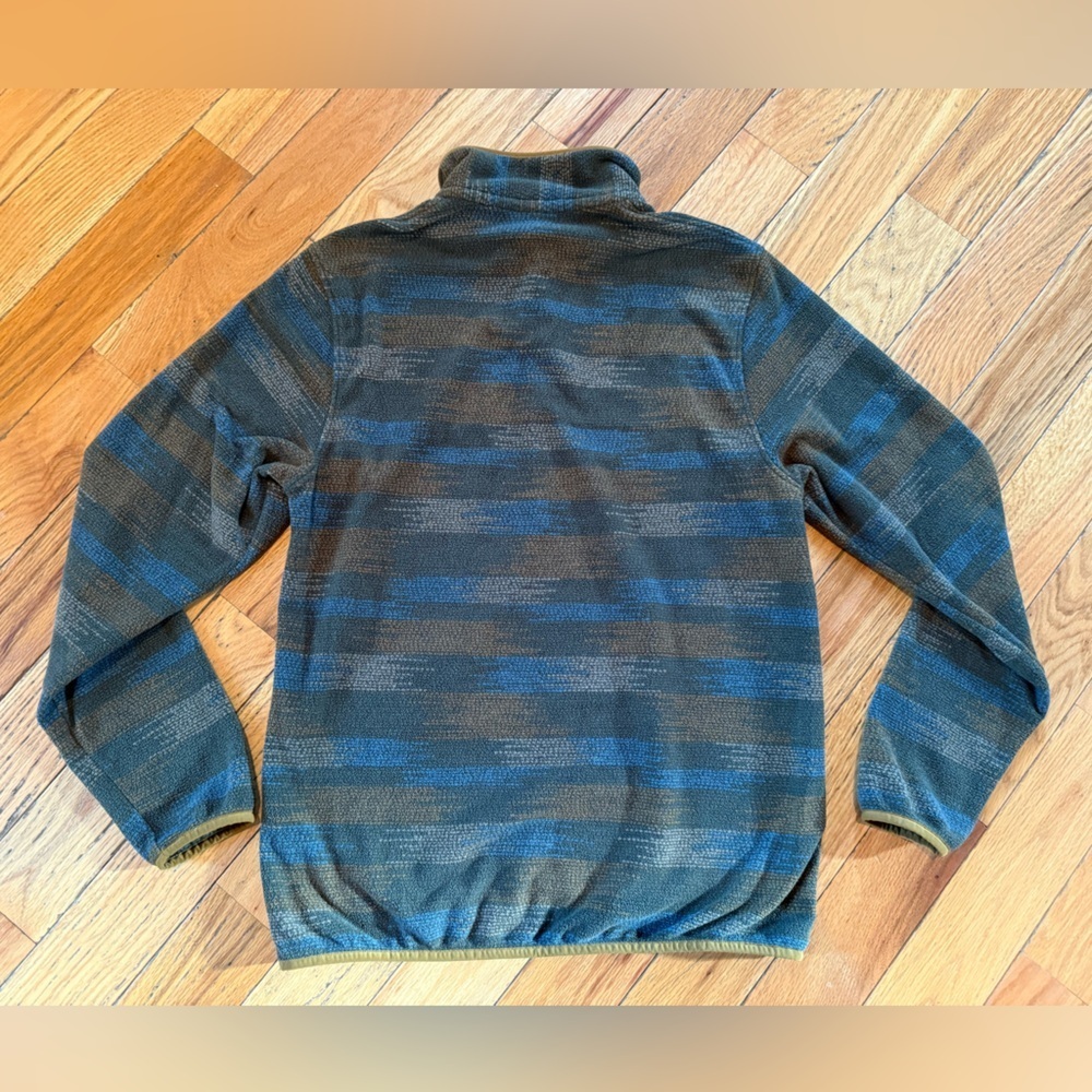 Patagonia Micro D T Snap Fleece Pullover Native Seeds Industrial Green Mens Sz S - Picture 9 of 13